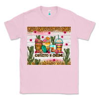 Bubblegum Pink Cafecito y chisme coffee cups Classic Tee - Zillion Design Studio