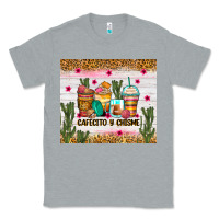 Heather Grey Cafecito y chisme coffee cups Classic Tee - Zillion Design Studio