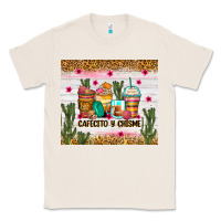 Natural Cafecito y chisme coffee cups Classic Tee - Zillion Design Studio