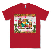 Red Cafecito y chisme coffee cups Classic Tee - Zillion Design Studio