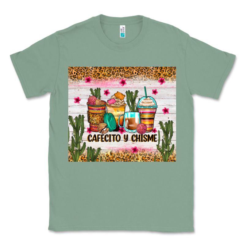 Cafecito Y Chisme Coffee Cups Classic Tee by Zillion Design Studio | Teevron