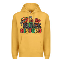 Mustard we are black history Premium Hoodie - MaliasSmallBusiness