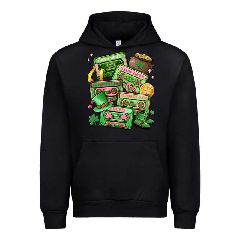 St Patrick's Day Cassette Tapes Urban Hoodie by MaliasSmallBusiness | Teevron