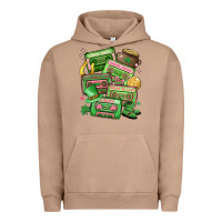 Pigment Burro st patrick's day cassette tapes Urban Hoodie - MaliasSmallBusiness
