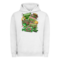 Pigment Lunar Rock st patrick's day cassette tapes Urban Hoodie - MaliasSmallBusiness