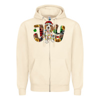 Sandshell beagle christmas joy Zipper Hoodie - RanaPortraitStore