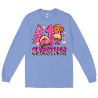 Colony Blue 1st christmas gingerbread girl Long Sleeve Tee - Zillion Design Studio