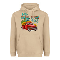Mushroom just a small town girl with car Heavyweight Hoodie - HRA Design Shop