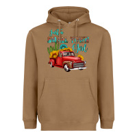 Toasted Coconut just a small town girl with car Heavyweight Hoodie - HRA Design Shop