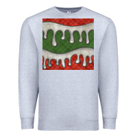 Heather Grey christmas plaid and white glitter snow seamless pattern Premium Sweatshirt - BundleAndBundleShop