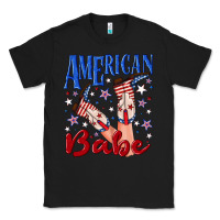 Black American babe 4th july Classic Tee - texasbilliewilder