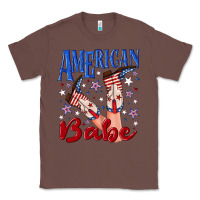 Chestnut American babe 4th july Classic Tee - texasbilliewilder