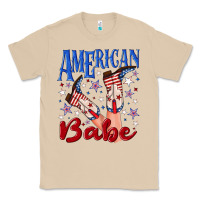 Mushroom American babe 4th july Classic Tee - texasbilliewilder