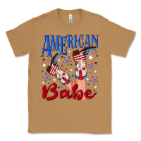 Toasted Coconut American babe 4th july Classic Tee - texasbilliewilder