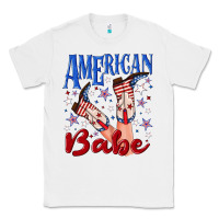 White American babe 4th july Classic Tee - texasbilliewilder