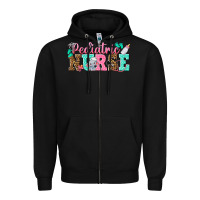 Black pediatric nurse Zipper Hoodie - texasbilliewilder