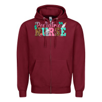 Burgundy pediatric nurse Zipper Hoodie - texasbilliewilder