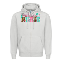 Dove Grey pediatric nurse Zipper Hoodie - texasbilliewilder