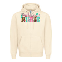 Sandshell pediatric nurse Zipper Hoodie - texasbilliewilder