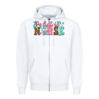 White pediatric nurse Zipper Hoodie - texasbilliewilder
