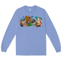 Colony Blue western coffee cups Long Sleeve Tee - texasbilliewilder