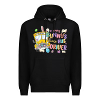 Black every bunny's favorite bus driver malia Premium Hoodie - MaliasSmallBusiness