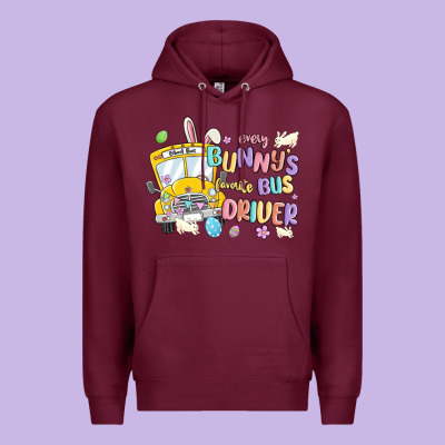 Every Bunny's Favorite Bus Driver Malia Premium Hoodie Designed By Maliassmallbusiness