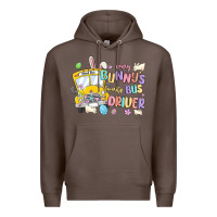 Coffee every bunny's favorite bus driver malia Premium Hoodie - MaliasSmallBusiness