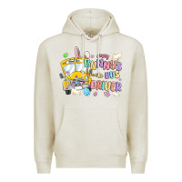 Oatmeal Heather every bunny's favorite bus driver malia Premium Hoodie - MaliasSmallBusiness