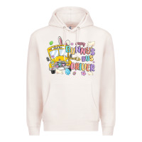 Pale Pink every bunny's favorite bus driver malia Premium Hoodie - MaliasSmallBusiness
