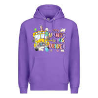 Purple every bunny's favorite bus driver malia Premium Hoodie - MaliasSmallBusiness