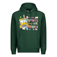 Sports Green every bunny's favorite bus driver malia Premium Hoodie - MaliasSmallBusiness