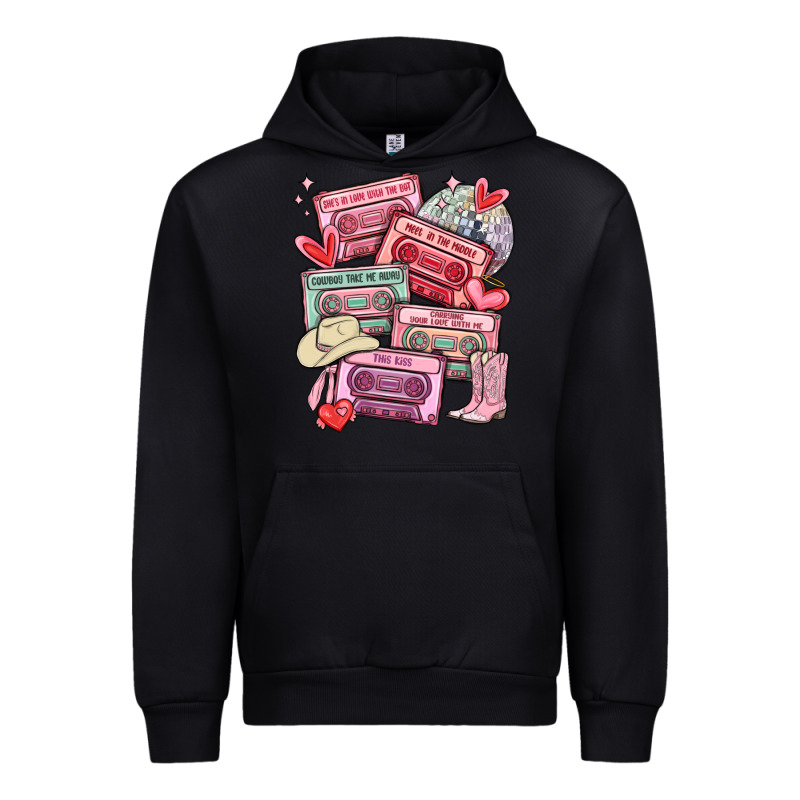 Valentines Day Cassette Tapes Urban Hoodie by MaliasSmallBusiness | Teevron