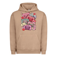 Pigment Burro valentines day cassette tapes Urban Hoodie - MaliasSmallBusiness