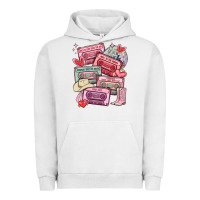Pigment Lunar Rock valentines day cassette tapes Urban Hoodie - MaliasSmallBusiness