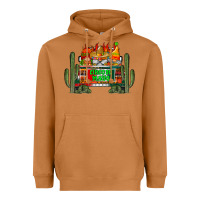 Meerkat cinco de mayo truck Heavyweight Hoodie - RacoonDesign