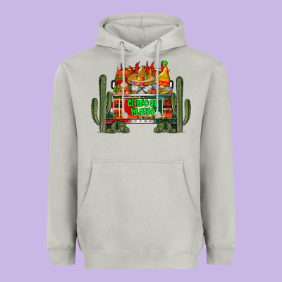 Cinco De Mayo Truck Heavyweight Hoodie Designed By Racoondesign