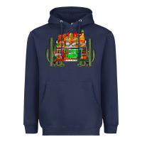 Navy cinco de mayo truck Heavyweight Hoodie - RacoonDesign