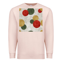 Pale Pink christmas points seamless pattern Premium Sweatshirt - BundleAndBundleShop