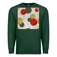 Sports Green christmas points seamless pattern Premium Sweatshirt - BundleAndBundleShop