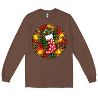 Chestnut Santa Stocking Christmas Long Sleeve Tee - RanaPortraitStore