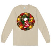 Mushroom Santa Stocking Christmas Long Sleeve Tee - RanaPortraitStore