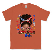 Copper American babe afro messy bun Classic Tee - texasbilliewilder