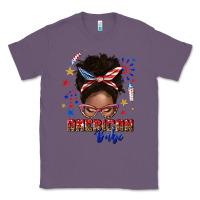 Lavender American babe afro messy bun Classic Tee - texasbilliewilder