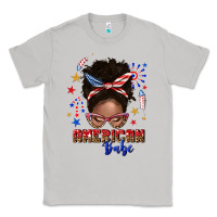 Moon Dust American babe afro messy bun Classic Tee - texasbilliewilder