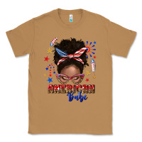 Toasted Coconut American babe afro messy bun Classic Tee - texasbilliewilder