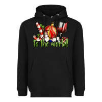 Black joy to the world christmas wine Heavyweight Hoodie - FaDigitalArtStudio