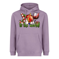 Lavender joy to the world christmas wine Heavyweight Hoodie - FaDigitalArtStudio
