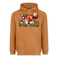 Meerkat joy to the world christmas wine Heavyweight Hoodie - FaDigitalArtStudio