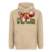 Mushroom joy to the world christmas wine Heavyweight Hoodie - FaDigitalArtStudio